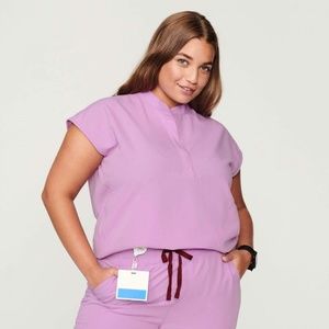 Figs Dusk Rafaela Scrub Top XS